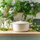 Tefal Oval stegegryde af Lov støbejern Ø 34cm, Stegning Beige