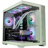 Thermaltake CA-1Z2-00MEWN-00, Towerkabinet lysegrøn