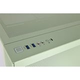 Thermaltake CA-1Z2-00MEWN-00, Towerkabinet lysegrøn