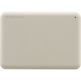 Toshiba Canvio Advance ekstern harddisk 2000 GB Hvid Beige, 2000 GB, 2.5", 2.0/3.2 Gen 1 (3.1 Gen 1), Hvid