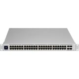 Ubiquiti UniFi USW-PRO-48 netværksswitch Administreret L2/L3 Gigabit Ethernet (10/100/1000) 1U Sølv grå, Administreret, L2/L3, Gigabit Ethernet (10/100/1000), Stativ-montering, 1U