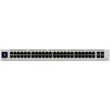 Ubiquiti UniFi USW-PRO-48 netværksswitch Administreret L2/L3 Gigabit Ethernet (10/100/1000) 1U Sølv grå, Administreret, L2/L3, Gigabit Ethernet (10/100/1000), Stativ-montering, 1U