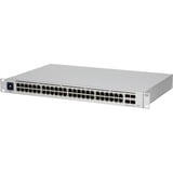 Ubiquiti UniFi USW-PRO-48 netværksswitch Administreret L2/L3 Gigabit Ethernet (10/100/1000) 1U Sølv grå, Administreret, L2/L3, Gigabit Ethernet (10/100/1000), Stativ-montering, 1U