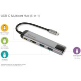Verbatim 49141 dockingstation USB 3.2 Gen 1 (3.1 Gen 1) Type-C Sort, Sølv, USB hub Sølv/Sort, USB 3.2 Gen 1 (3.1 Gen 1) Type-C, Sort, Sølv, USB 3.2 Gen 1 (3.1 Gen 1) Type-C, Metal, 3 A, 5 - 40 °C