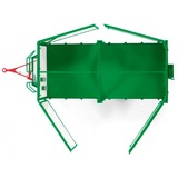 Wiking Kröger To-akslet tre-sidet tipvogn HKD 302, Model køretøj Hvid