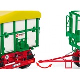 Wiking Kröger To-akslet tre-sidet tipvogn HKD 302, Model køretøj Hvid