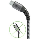 goobay 49282, Kabel grå/Sølv