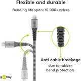 goobay 49282, Kabel grå/Sølv