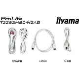 iiyama ProLite T2252MSC-W2AG, LED-skærm hvid (mat)