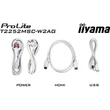 iiyama T2252MSC-W2AG, LED-skærm hvid (mat)