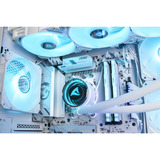 ALTERNATE Custom PC-serie • Frost Thunder-elementer, Gaming PC Hvid