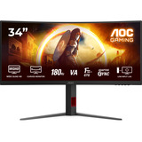 AOC CU34G4, Gaming Skærm Sort (mat)
