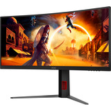 AOC CU34G4, Gaming Skærm Sort (mat)