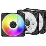 ARCTIC P14 Pro A-RGB Computerkabinet Ventilator 14 cm Sort 3 stk, Sag fan Sort, Ventilator, 14 cm, 400 rpm, 2500 rpm, 186 m³/t, Sort