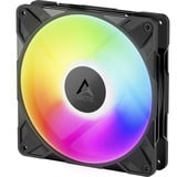 ARCTIC P14 Pro A-RGB Computerkabinet Ventilator 14 cm Sort 3 stk, Sag fan Sort, Ventilator, 14 cm, 400 rpm, 2500 rpm, 186 m³/t, Sort