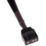 Alphacool Forlængerkabel aRGB 3-pin til 3-pin, 30 cm, Forlængerledning Sort