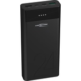 Ansmann 1700-0112 powerbank Lithium polymer (LiPo) 24000 mAh Anthracit, Power Bank Sort, Anthracit, GPS, MP3/MP4, Mobiltelefon/Smartphone, Notebook/netbook, Tablet, LED, Rektandel, Aktivitet, Status, Lithium polymer (LiPo)