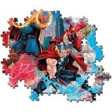 Clementoni Glitter - Marvel Avengers Puslespil 104 stk Tegneserier 104 stk, Tegneserier, 6 År