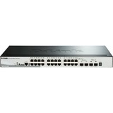 D-Link DGS-1510-28P netværksswitch Administreret L3 Gigabit Ethernet (10/100/1000) Strøm over Ethernet (PoE) Sort Administreret, L3, Gigabit Ethernet (10/100/1000), Fuld duplex, Strøm over Ethernet (PoE), Stativ-montering