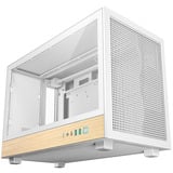 DeepCool CH260 TRÆ, Towerkabinet Hvid/træ