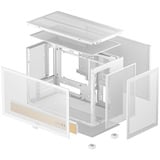 DeepCool CH260 TRÆ, Towerkabinet Hvid/træ