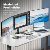 Digitus 11-port USB-C dockingstation, Docking station grå/Sort