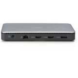 Digitus 11-port USB-C dockingstation, Docking station grå/Sort