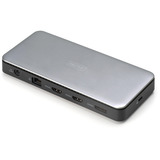 Digitus 11-port USB-C dockingstation, Docking station grå/Sort