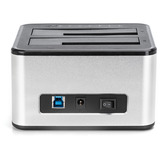 Digitus DA-71540-2, Docking station Sølv/Sort