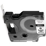 Dymo Rhino industrielle varmekrympbare kabelmærkningsrør | 6 mm x 1,5 m | Sort tekst på hvid | til Rhino mærkningsmaskiner, Heat shrink labels 5 m | Sort tekst på hvid | til Rhino mærkningsmaskiner, D1, Belgien, 1,5 m, 1 stk, 34 mm, 87 mm