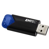 Emtec B110 Click Easy 3.2 USB-nøgle 32 GB USB Type-A 3.2 Gen 2 (3.1 Gen 2) Sort, Blå, USB-stik Blå/Sort, 32 GB, USB Type-A, 3.2 Gen 2 (3.1 Gen 2), 20 MB/s, Glide, Sort, Blå