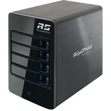HighPoint RocketStor 6314B TB 2 to TB 3, Drev kabinet Sort