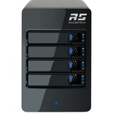 HighPoint RocketStor 6314B TB 2 to TB 3, Drev kabinet Sort