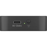 ICY BOX IB-1980M-80G M.2 NVMe SSD kabinet, Drev kabinet Sort