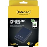 Intenso XS10000 Lithium polymer (LiPo) 10000 mAh Blå, Power Bank Blå, 10000 mAh, Lithium polymer (LiPo), Blå