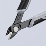 KNIPEX 78 61 125 ESD tang Sideskærende tænger, Elektronik tænger Sideskærende tænger, 9 mm, 1,6 mm, Rustfrit stål, Stål, Plast, Sort/grå