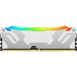 Kingston FURY FURY 32 GB 6400 MT/s DDR5 CL32 DIMM (sæt med 2) Renegade RGB, hvid XMP, Hukommelse Hvid, hvid XMP, 32 GB, 2 x 16 GB, DDR5, 288-pin DIMM