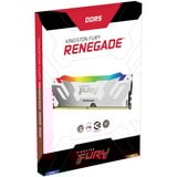 Kingston FURY FURY 32 GB 6400 MT/s DDR5 CL32 DIMM (sæt med 2) Renegade RGB, hvid XMP, Hukommelse Hvid, hvid XMP, 32 GB, 2 x 16 GB, DDR5, 288-pin DIMM