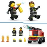 LEGO Brandbil med stige, Bygge legetøj Byggesæt, 4 År, Plast, 82 stk, 315 g