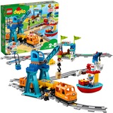 LEGO DUPLO 10875 Godstog, Bygge legetøj Byggesæt, 2 År, 105 stk, 2,75 kg