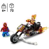 LEGO Marvel Super Heroes Spider-Man vs. Ghost Rider på sin motorcykel, Bygge legetøj 