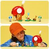 LEGO Super Mario Fest i Toads hus, Bygge legetøj Byggesæt, 7 År, Plast, 276 stk, 498 g