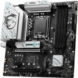 MSI B760M GAMING PLUS WIFI bundkort Intel B760 LGA 1700 micro ATX Sort/Sølv, Intel, LGA 1700, Intel® Celeron®, Intel® Pentium® Gold, LGA 1700, DDR5-SDRAM, 192 GB