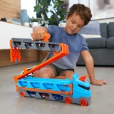 Mattel City Speedway Hauler, Spil køretøj Blå/Orange, Køretøjssæt, 4 År, Plast, Grå, Flerfarvet