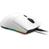 NZXT Lift mus Ambidextrous USB Type-A Optisk 16000 dpi, Gaming mus Hvid, Ambidextrous, Optisk, USB Type-A, 16000 dpi, Hvid