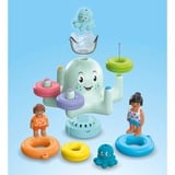 PLAYMOBIL Junior Aqua & Tinti: Farverig blæksprutte, Bygge legetøj 