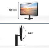 Philips 27E1N1800AE, LED-skærm Sort