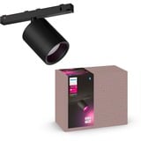 Philips Hue Perifo cylinderspot, Lampe Sort, Philips Hue White and Color ambiance Perifo cylinderspot, Intelligent lysspot, Bluetooth, Sort, Integreret LED, Metal, Ikke-udskiftelig pære(r)