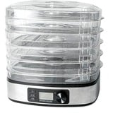 Rommelsbacher Dehydrator DA 350, Tørremaskine rustfrit stål/Sort