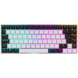 Sharkoon SKILLER SGK50 S3, Gaming-tastatur Hvid, PT-layout, Gateron Yellow